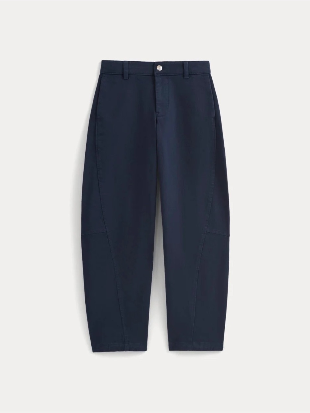 NWT EVERLANE Twisted Seam Barrel Pant Navy Size 4
